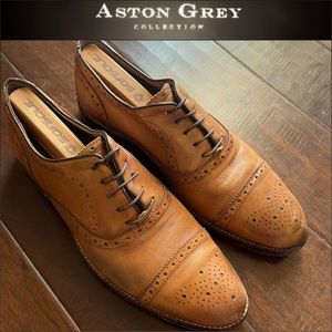 Men’s Aston Grey Collection Oxford shoes